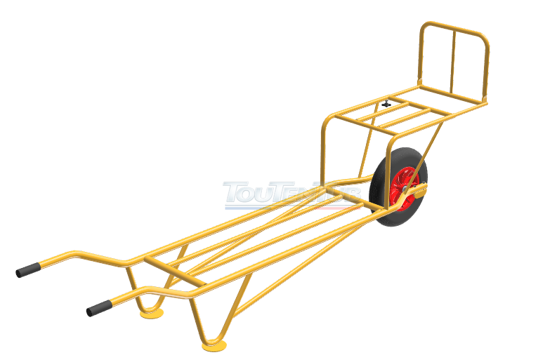 Brouette de récolte serre spéciale sans réhausse