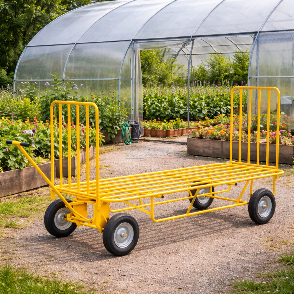 Chariot à timon grande capacité 4 roues – Image 3