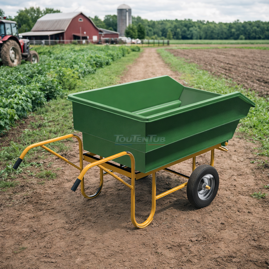 Chariot benne basculante / Brouette à fumier – Image 2