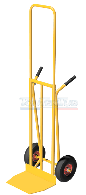 Diable messager palette roues gonflables