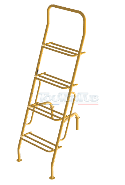 Échelle landau de cueillette - 4 marches