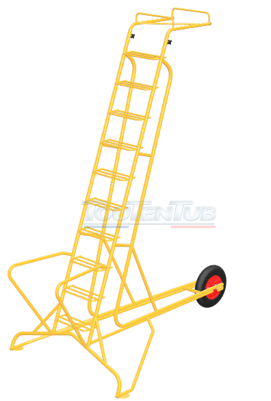 Brouette échelle de cueillette / récolte HI 10 dégagée – Image 2