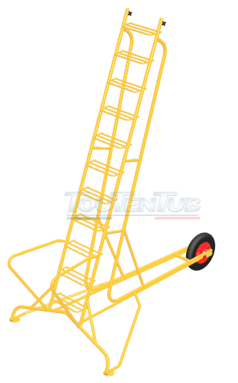 Brouette échelle de cueillette / récolte HI 11 dégagée