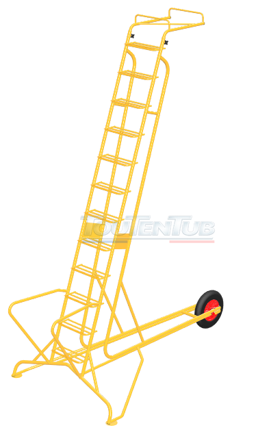 Brouette échelle de cueillette / récolte HI 12 dégagée – Image 2