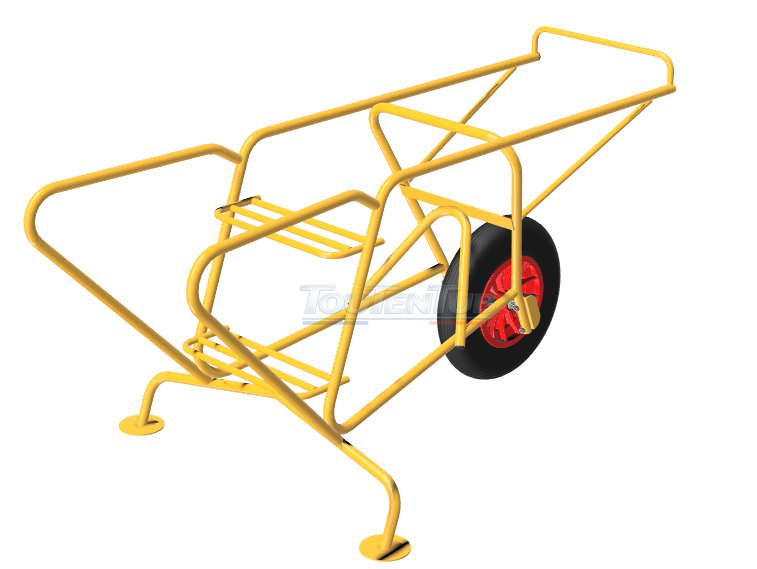 Brouette de récolte fraise HI 2.2 hors sol