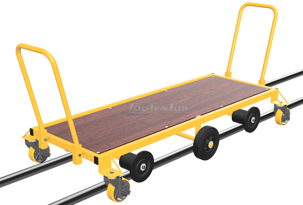 Landau de cueillette sur rails longueur 1600 mm