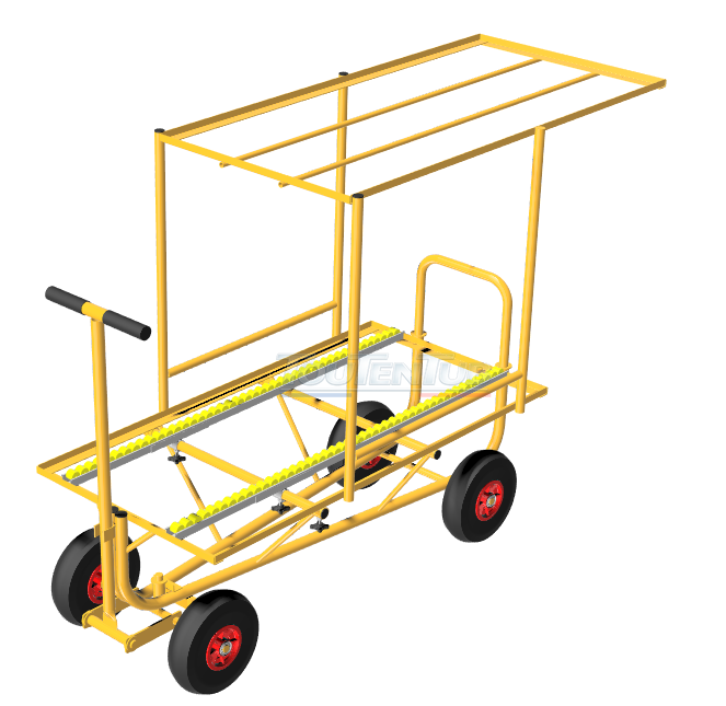 Landau de cueillette tomates grappe à timon