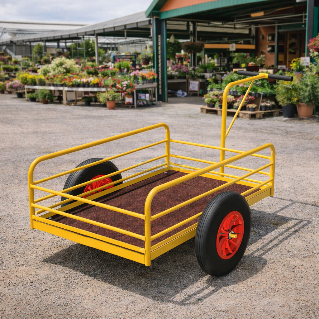 Chariot de cueillette 2 roues poignée en T – Image 2
