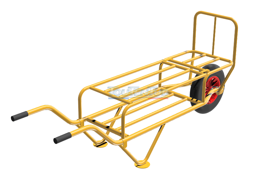 Brouette vigneronne serre avec réhausse
