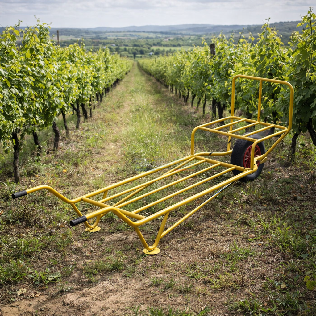 Brouette de récolte vigneronne Savoie – Image 2