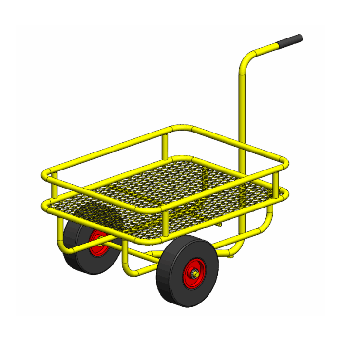 Chariot à fleurs