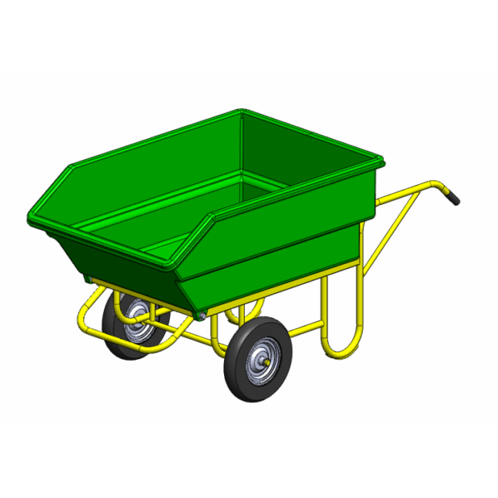 Chariot benne 450 litres