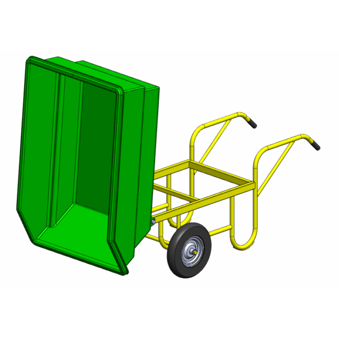 Chariot benne 450 litres – Image 2