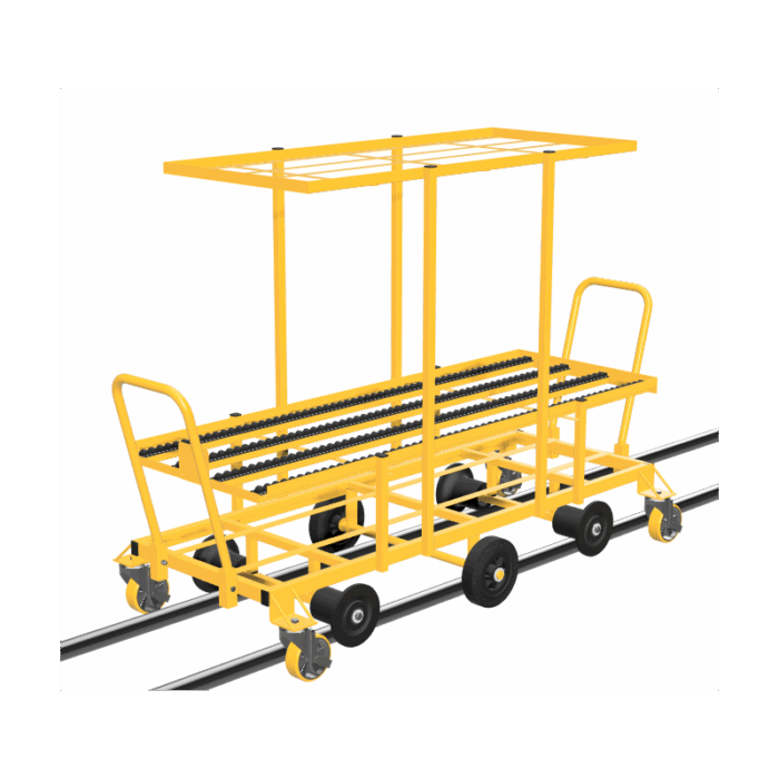 Landau tomate grappe sur rails