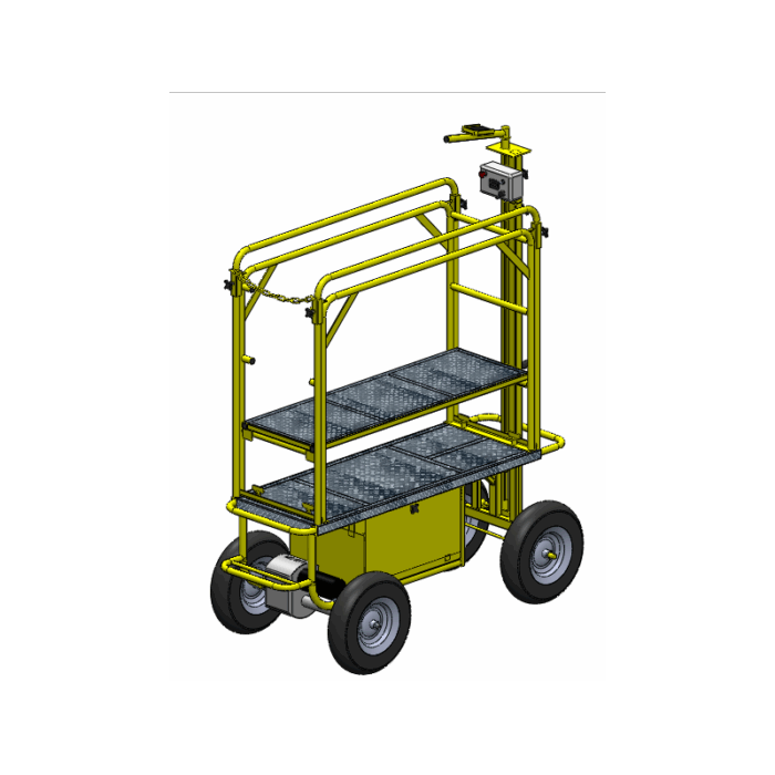 Chariot électrique sur roues – Image 2