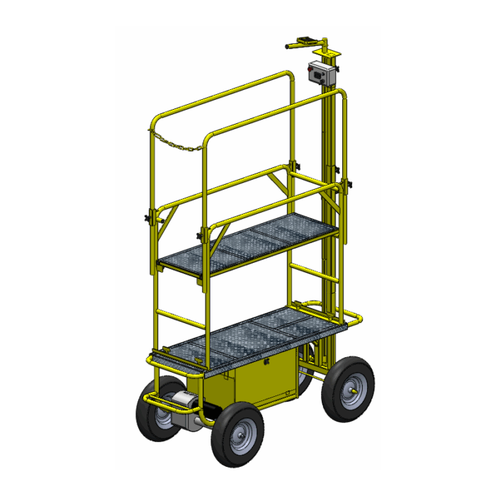 Chariot électrique sur roues – Image 3