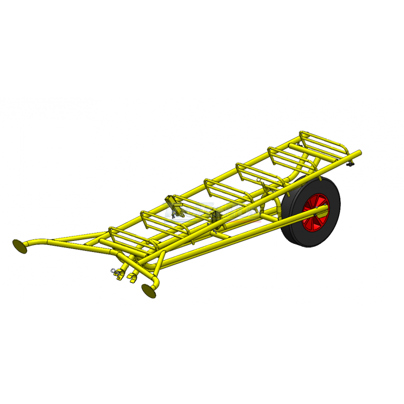 Brouette échelle hirondelle HI 7 pliante dégagée CONFORME FD – Image 2
