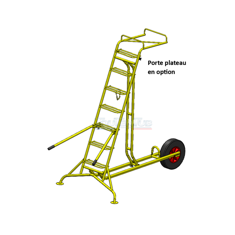 Brouette échelle hirondelle HI 7 pliante dégagée CONFORME FD – Image 3