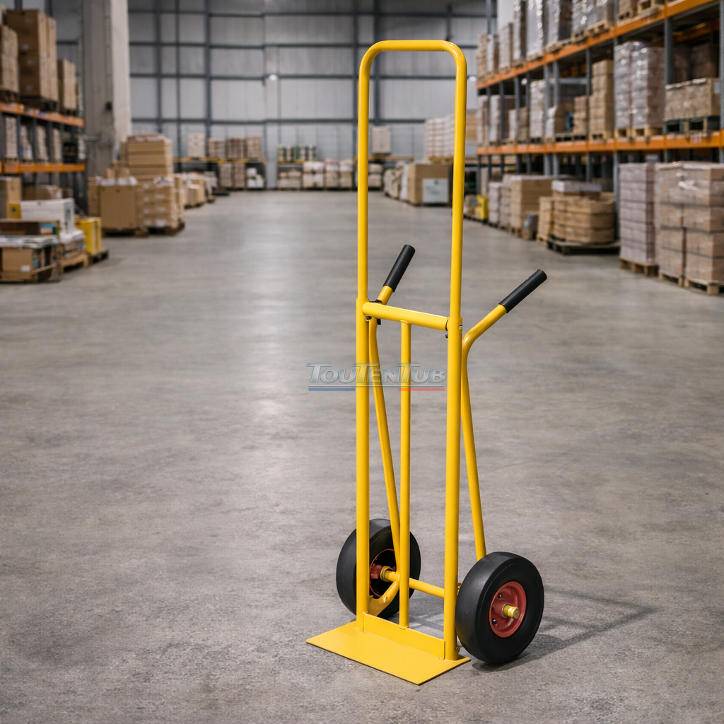 Diable messager palette courte roues gonflables – Image 2