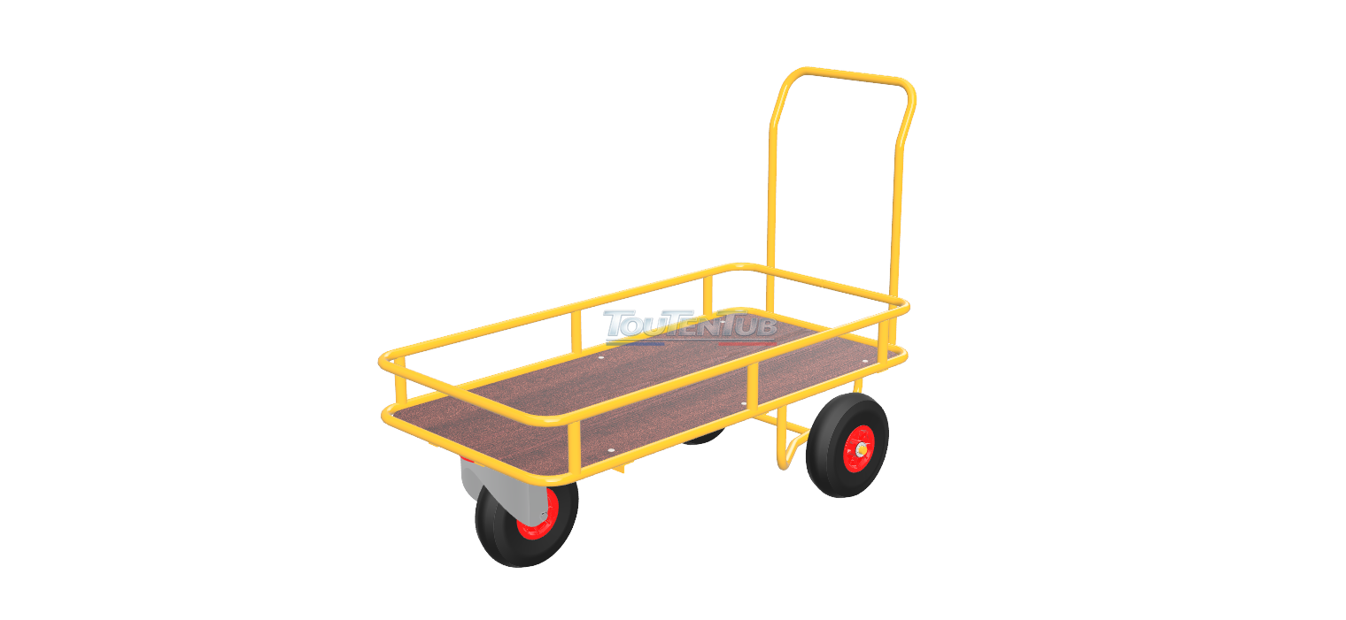 Chariot jardinerie libre service